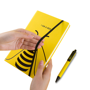 ปกสมุดไดอารี่สมุดโน้ตปกแข็ง A5น่ารักสั่งพิมพ์ลายผึ้งผึ้งเหลืองสมุดรายวัน - Product Image 2