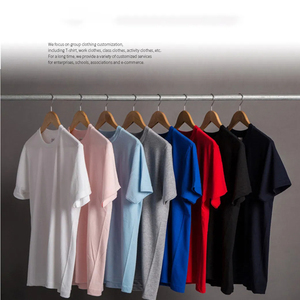 Haute qualité 100% coton personnalisé vierge poids lourd surdimensionné régulier ou épaule goutte impression Logo T-Shirts pour homme et femme - Product Image 2