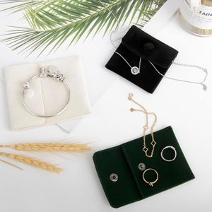 กระเป๋าเก็บเครื่องประดับซองจดหมายกำมะหยี่25ชิ้นจาก Toppie ขนาด3x3.7นิ้วกระเป๋าใส่เครื่องประดับกระดุมสแน็ป - Product Image 6