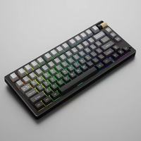 Özel üretici 81-Key 2.4G BT kablolu ve kablosuz RGB mekanik oyun klavyesi PC oyuncular için yeni tasarım