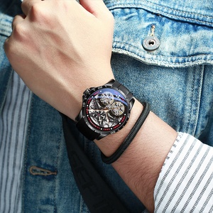 AILANG 8826 Nouvelle Montre Homme Double Tourbillon Automatique Squelette avec Bracelet en Silicone Personnalisable - Product Image 5