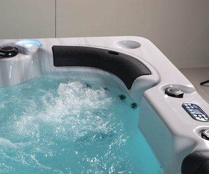 Jacuzzi Acrílico Moderno para Hotel, de Exterior, para Jardín, con Luz LED Subacuática, Portátil, para Masajes, para Hoteles y Baños - Product Image 6