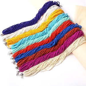 <span class=keywords><strong>Collana</strong></span> Corta da Donna Minimalista ed Etnica alla Moda con Catena a Clavicola in Bambù, Accessorio per Vacanze al Mare e Viaggi - Product Image 1