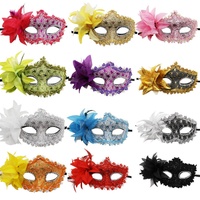 Masque de mascarade pour femmes, masques vénitiens pour bal de promo, demi-masques vintage pour le Mardi Gras, le carnaval, les fêtes costumées, les fêtes de Noël