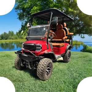 Carro de golf eléctrico multifunción de 4 plazas con elevación de litio de 150A - Product Image 5