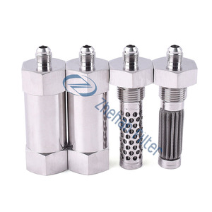 Độ tinh khiết cao thép không gỉ thiêu kết lọc công nghiệp Nitơ LPG khí tuabin lọc không khí bộ lọc - Product Image 4