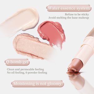 Nouvelle Arrivée Maquillage Visage <span class=keywords><strong>Contour</strong></span> Crème Meilleurs Cosmétiques Végétaliens Sans Cruauté Éclatant Pailleté Fard à Joues Illuminateur Stick Marque Privée - Product Image 6