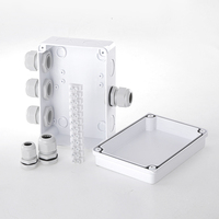 Venta caliente IP65 Nivel de protección ABS Caja de conexiones impermeable Interruptor de monitoreo al aire libre Enchufe Caja de instrumentos electrónicos