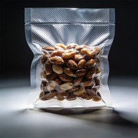 BPA-vrije, voedselveilige vacuümverpakkingszakken op maat voor noten, snacks en gedroogd fruit, transparant, luchtdicht en lekvrij.