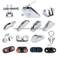 TANGREN Quincaillerie marine en acier inoxydable 316, pince de corde rapide à installer pour planche de fixation de corde de voilier