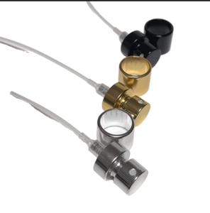 Pompe de pulvérisation de parfum noire élégante en aluminium, plusieurs tailles, bouchon de flacon de 13, 15, <span class=keywords><strong>18</strong></span>, 20 mm - Product Image 4