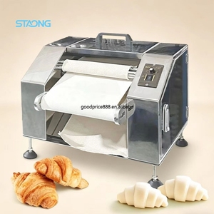Laminoir et Façonneuse Automatiques Professionnels pour Mini-Croissants, Machine à Croissants <span class=keywords><strong>au</strong></span> <span class=keywords><strong>Beurre</strong></span> pour <span class=keywords><strong>Boulangerie</strong></span> - Product Image 1
