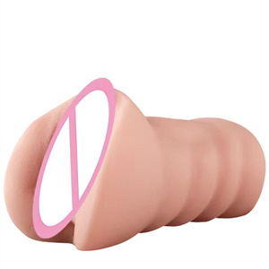 Männer-Masturbator mit Doppelkanal, 3D-realistische Textur, Anal- und Vaginal-Sexspielzeug für Erwachsene, Taschenmuschi für Männer und Jungen - Product Image 2