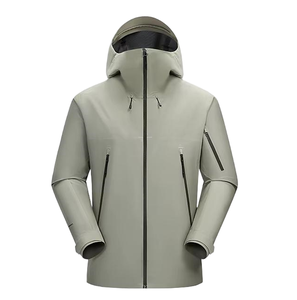 Venta directa de fábrica, chaqueta impermeable para exteriores, chaqueta de lluvia de 3L, <span class=keywords><strong>repelente</strong></span> <span class=keywords><strong>al</strong></span> <span class=keywords><strong>agua</strong></span>, costura completamente grabada, carcasa dura transpirable personalizada - Product Image 2