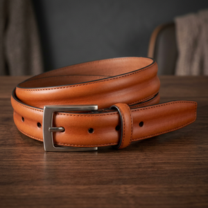 Customizable Men's Genuine Cow Hide Leather <b>Belts</b> Skull Buckle Printed Pin Steel Solid Eco-Friendly Breathable Waterproof Direct - Product Image 1