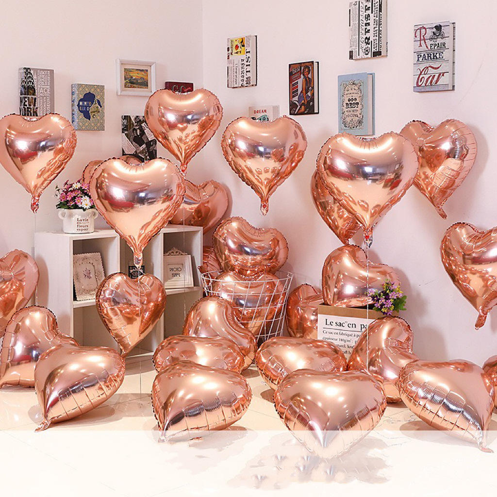 18 inch rose gold love