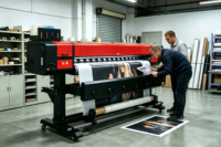 Impresora Eco Solvente de 1.8m de Formato Ancho para Publicidad Exterior con Cabezal de Impresión Epson I3200 XP600 para Pancartas y Señalización