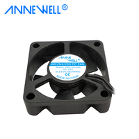 Polyvalent 3510 Mini 12v 24v 35mm Dc Ventilateur de refroidissement PBT Noir 35x35x10mm Petit ventilateur pour petits appareils électroménagers et projets de bricolage Ventilateur de refroidissement
