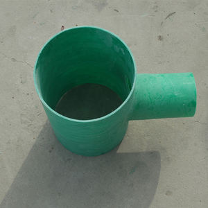 Antienvejecimiento FRP Tee GRP Pipeline Tee para ramificación de tuberías industriales al aire libre - Product Image 2