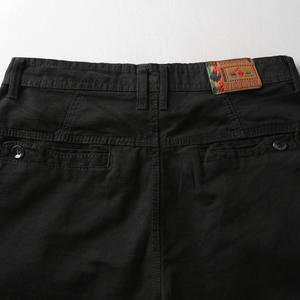 Vente en gros de Shorts décontractés pour hommes, longueur genou, <span class=keywords><strong>Bermuda</strong></span> en coton 100%, demi-pantalon, short d'été uni - Product Image 6