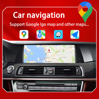 LELV Android 14 Pemutar Multimedia Mobil 665 untuk BMW Seri 5 GT F07 Android Auto Wireless CarPlay GPS Layar Sentuh 4GB Snapdragon