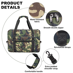 Borsa da Viaggio Pieghevole Approvata dalle Compagnie Aeree, Bagaglio a Mano 40L, Borsa per Weekend <span class=keywords><strong>e</strong></span> Pernottamenti per Uomini <span class=keywords><strong>e</strong></span> Donne - Product Image 6