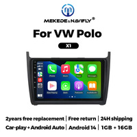 Navifly Android Autoradio Touchscreen mit integriertem CarPlay Auto X1 X2 für VW POLO, unterstützt BT DSP GPS WIFI
