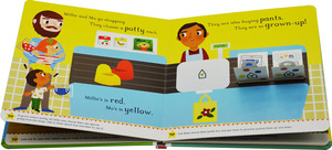 Fábrica personalizada niños tablero libro publicación servicios <span class=keywords><strong>de</strong></span> impresión niños cartón elevación solapa LIBRO <span class=keywords><strong>DE</strong></span> China fabricante - Product Image 3