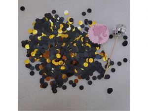 กระดาษขนาดเล็กรูปทรงกลมสีทองชมพู1ซม. สำหรับตกแต่งงานแต่งงาน - Product Image 3