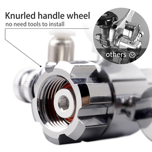 Régulateur de <span class=keywords><strong>CO2</strong></span> pour aquarium avec double manomètre, compteur de bulles et électrovanne pour système de <span class=keywords><strong>CO2</strong></span> d'aquarium - Product Image 5