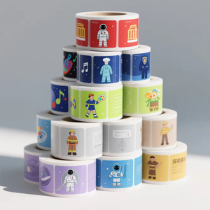 Etiqueta Ovalada Autoadhesiva de Vinilo Impermeable con Diseño de Logotipo Personalizado Impreso para Empaque - Product Image 1