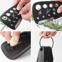 Outils de cuisine 6 pièces gadgets de cuisine uniques outils pour fruits et légumes coupe-pizza outil de décapage des feuilles d'herbes coupeurs de cuisine