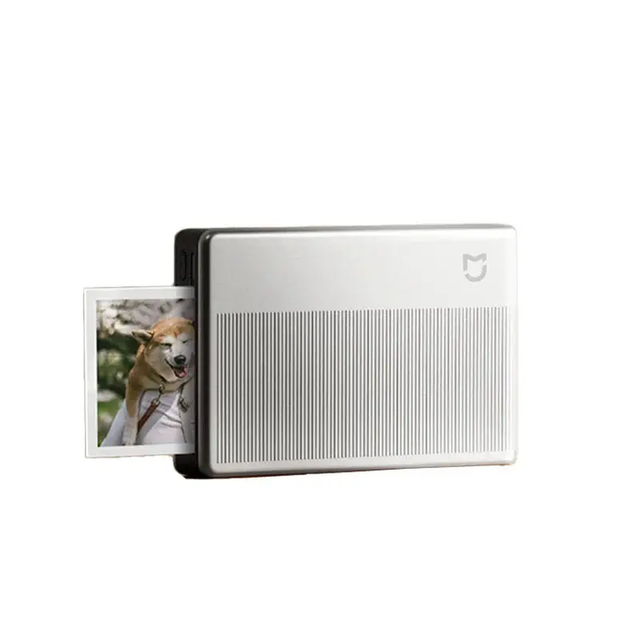 1S Silver Gray MJKDDYJ02HT Moving AR Photos Printed with ZINK Ink Free Technology Mijia Pocket Printer