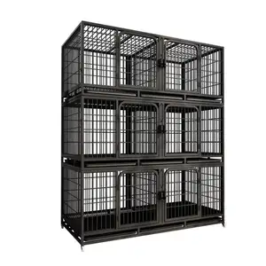 No Feaces Clean Rabbit Cage Commercial Farm Storey Breeding Factory Direct Square Tube Big Dog 3 Floor Level Stainless Steel