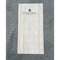 Carrelage flexible en travertin MCM, panneau mural flexible en pierre de travertin, placage de pierre naturelle haute simulation pour la décoration murale des bâtiments