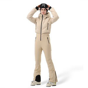 Traje de Esquí de una Pieza FLYSKI para Mujer, con Logotipo Bordado, Conjunto de Esquí Cálido para Snowboard, Mono de Nieve Grueso, Resistente al Viento e Impermeable - Product Image 5