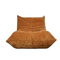 Ensemble de canapés et fauteuils modernes de conception française pour usage hôtelier, rembourrés en mousse sans armature, compressés sous vide, mobilier de salon