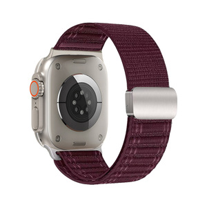 Bracelets magnétiques en nylon tendance, durables et respectueux de la peau, compatibles avec <span class=keywords><strong>Apple</strong></span> <span class=keywords><strong>Watch</strong></span> 11 10 9 <span class=keywords><strong>8</strong></span> - Product Image 6