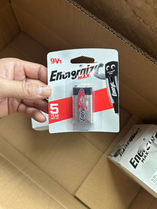 Pilas Secas <span class=keywords><strong>Energizer</strong></span> <span class=keywords><strong>Max</strong></span> 6LR61 522 <span class=keywords><strong>9V</strong></span>, las Más Recientes, para Electrónica de Consumo, Herramientas Eléctricas y Electrodomésticos - Product Image 1