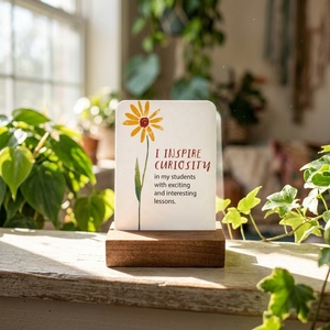 Tarjetas de Afirmaciones para la Salud Mental, Baraja de Tarjetas de Afirmaciones para Profesores - Product Image 1