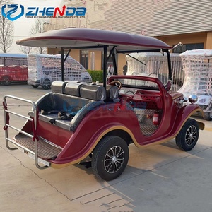 Zhenda China Factory 6 Passengers Electric Golf <b>Buggy</b> <b>Cheap</b> Old Golf Carts Sightseeing Bus Classic Sightseeing Car - Product Image 6