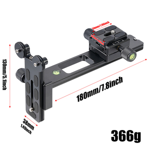 Support de support de téléobjectif pour appareil photo avec plaque de dégagement rapide pour base de stabilisateur de tête de trépied DSLR accessoires de photographie SLR - Product Image 2