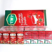Ketchup de tomate de marque chinoise, logo personnalisé, emballage en brique, 135g, pur concentré de tomate, usine avec 20 ans d'expérience, prix de gros