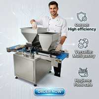 Machine à gâteaux, cupcakes et biscuits électrique ultime, système à double buse interchangeable pour usage professionnel en boulangerie, nouvelle machine tout-en-un