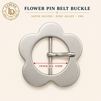 Boucle de ceinture pour femme en alliage de zinc, motif floral, à languette rotative, 32 mm, pour robes, jeans, manteaux, ceintures de taille, OEM