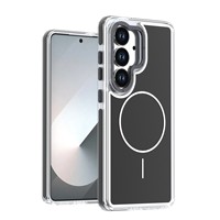 Étui de téléphone magnétique robuste pour Samsung Galaxy S26, double couche, antichoc, coque de protection robuste pour mobile