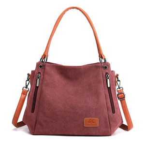 Sacs à main en toile grande capacité, sacs à bandoulière décontractés pour femmes, sacs multifonctions, sacs de travail pour femmes de bureau - Product Image 4