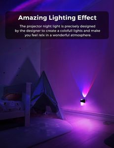 ไฟกลางคืนเปลี่ยนสี RGB พร้อมเซ็นเซอร์ LED 3 โหมด ไฟตกแต่งเสียบปลั๊กสำหรับห้องนอน - Product Image 5