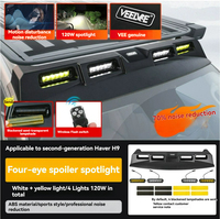 Pour Haval H9 accessoires 2025 projecteur à toit haut projecteur modifié lampe de toit à diode électroluminescente