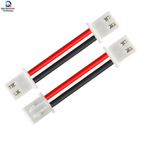 Câble d'extension mâle et femelle XH2.54mm avec borne de connexion double extrémité 2P3P4P5P6P, câble de raccordement aérien rotatif femelle